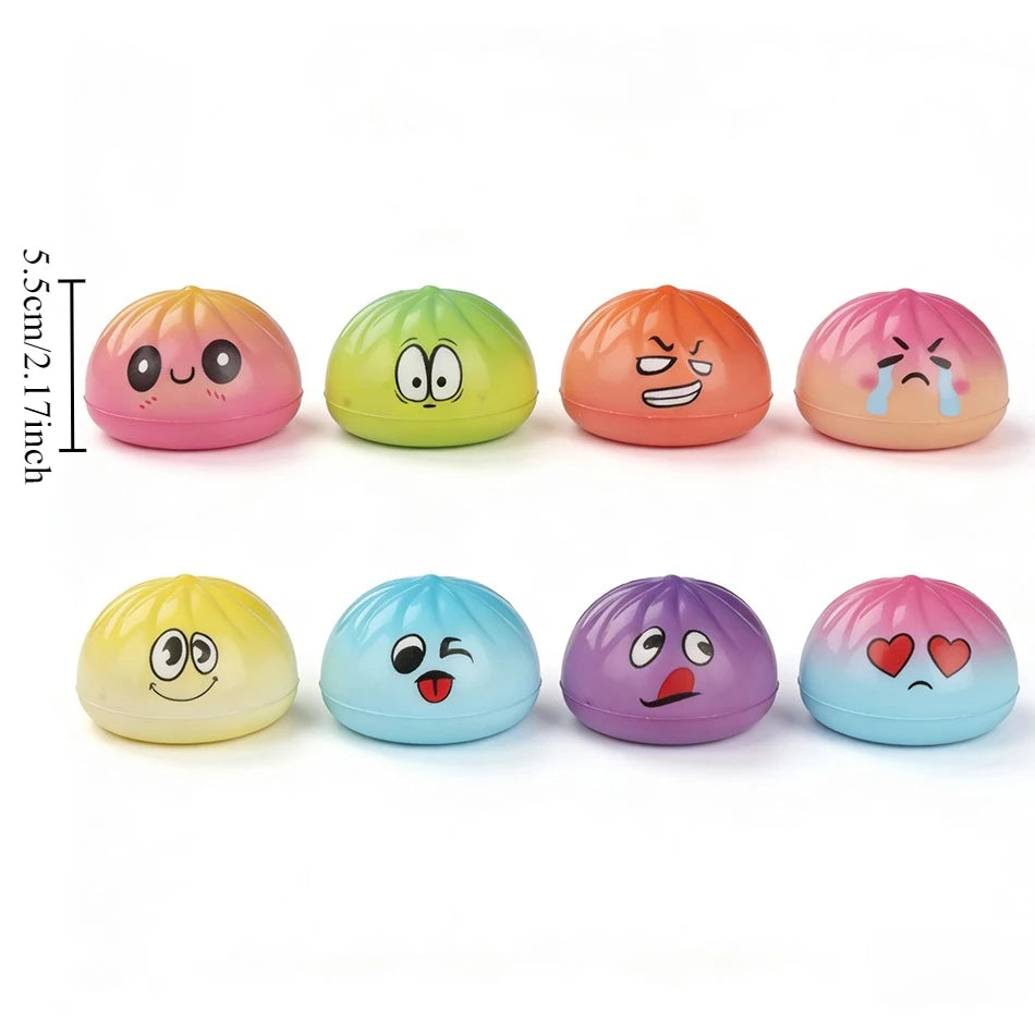 NEW Mini Dumpling Squishy Ornament – Soft, Slow Rebound Fidget Squeeze Toy for Decompression, Stress Relief, and Funny Decoration Gift
