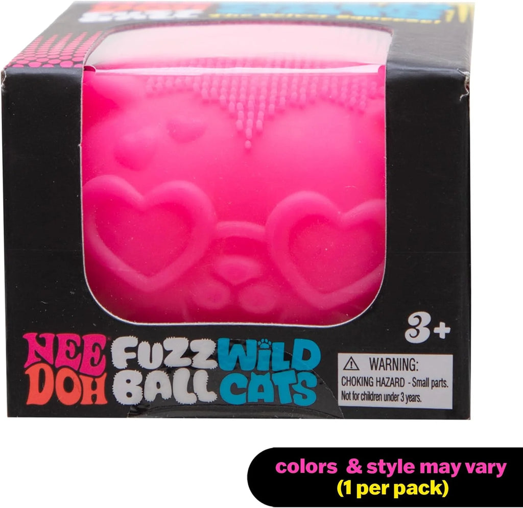NeeDoh Fuzz Ball Wild Cats Series
