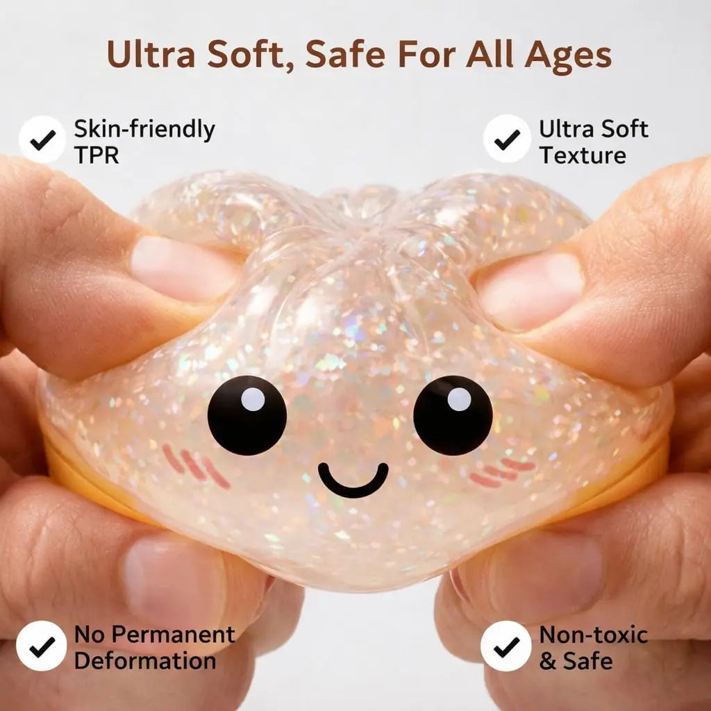 Large Dumpling Stress Ball with Steamer – Squishy Sensory Bun Toy for Anxiety Relief for Adults & Kids