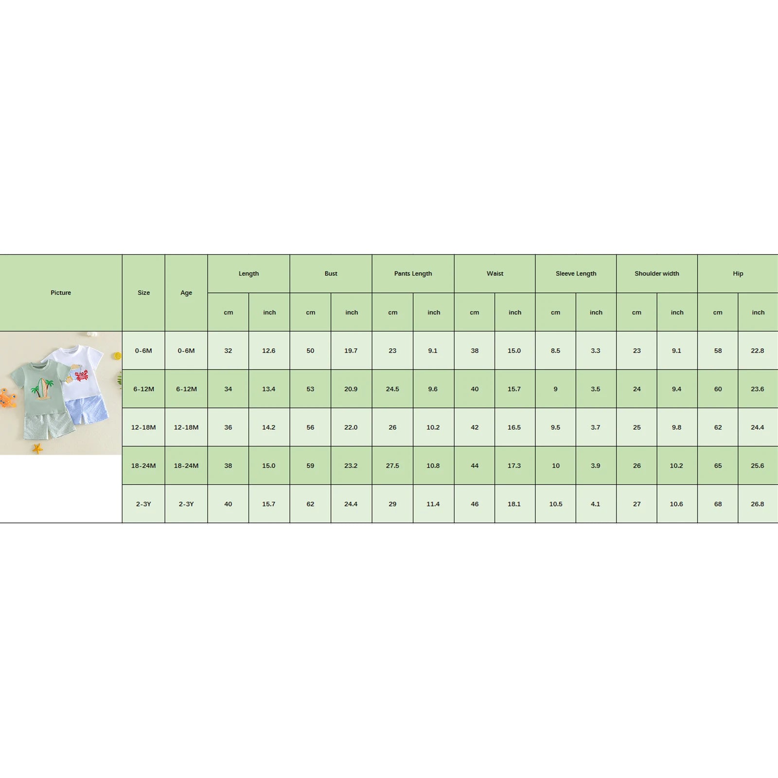 "Beach Days" Baby/Toddler Boys Sets