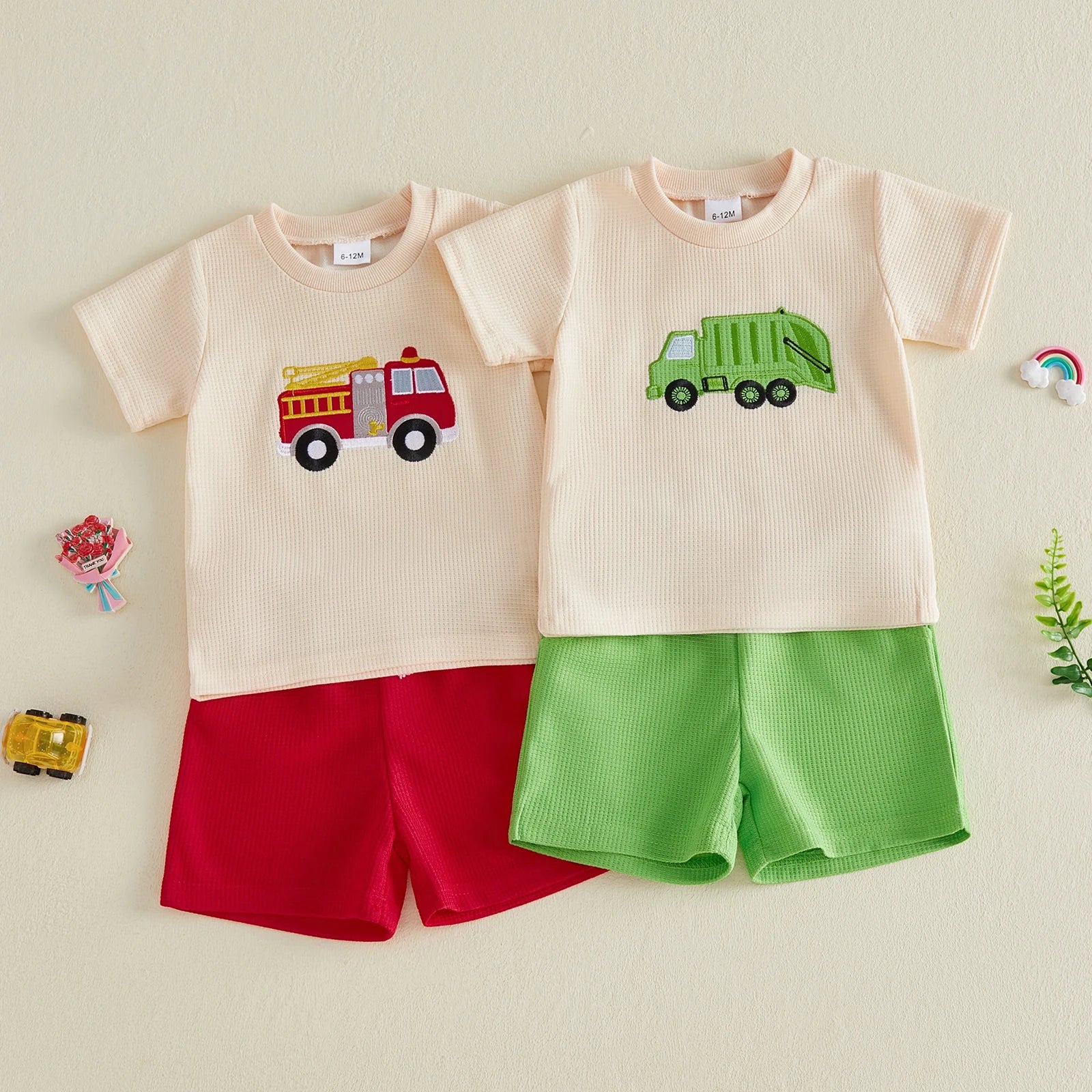 "Trucks of Service" Toddler Boys Set